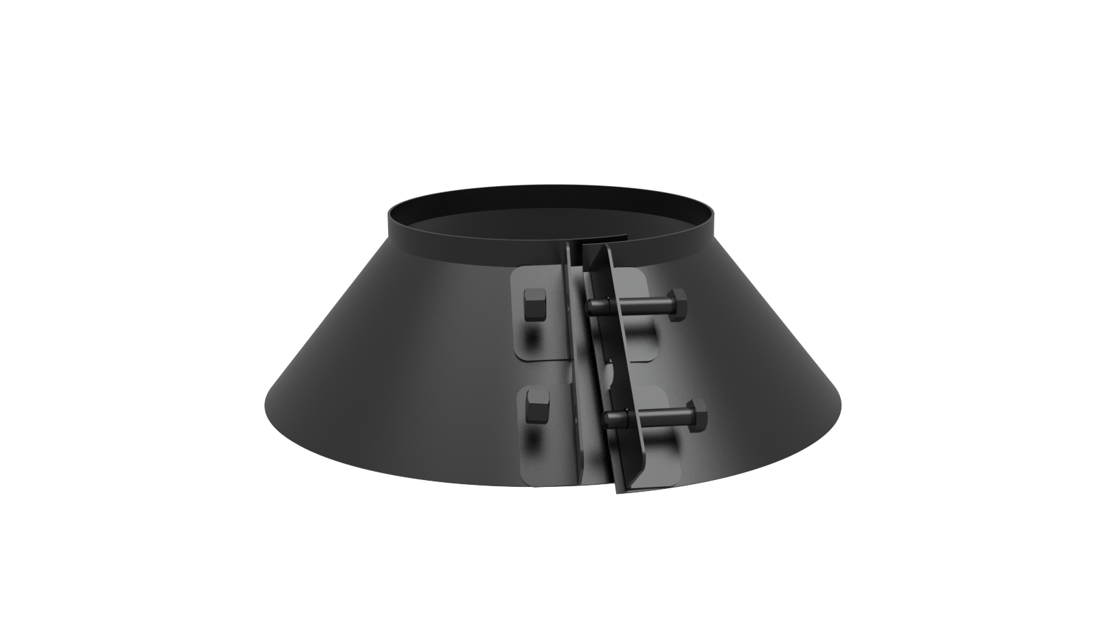 Фланец ф 130, AISI 439/0,5мм, h=60мм (черный 1000)
